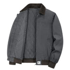 Kaiden - Men's Quilted Work Jacket with Contrast Collar