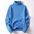 Kairi - Men's Ribbed Turtleneck Knit Sweater
