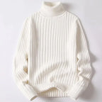 Kairi - Men's Ribbed Turtleneck Knit Sweater