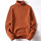 Kairi - Men's Ribbed Turtleneck Knit Sweater