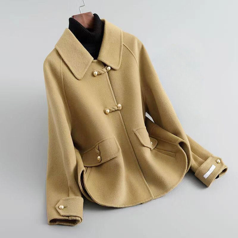 Isabella - Women's Wool-Blend Cape Coat