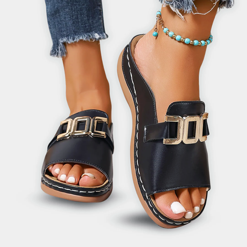 Lara - Women's Casual Open Toe Flat Sandals