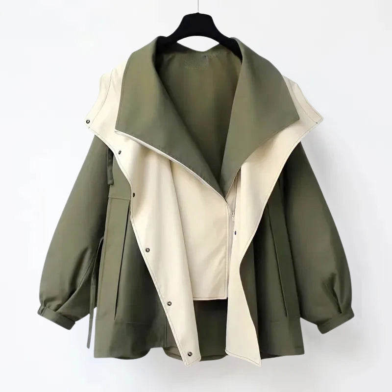 Laura - Women's Casual Open-Front Hooded Jacket