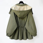 Laura - Women's Casual Open-Front Hooded Jacket