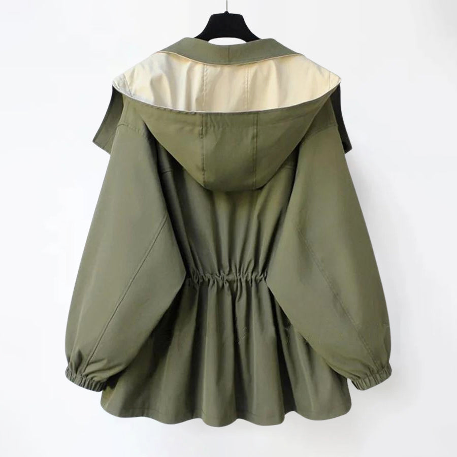 Laura - Women's Casual Open-Front Hooded Jacket