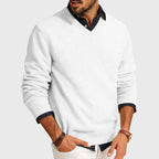 Mac - Men's Classic V-Neck Long Sleeve Sweater