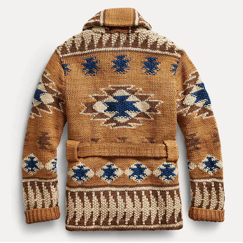 Mason - Men's Southwestern Shawl Cardigan