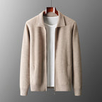 Mateo - Men's Casual Zip-Front Knit Jacket