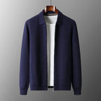 Mateo - Men's Casual Zip-Front Knit Jacket