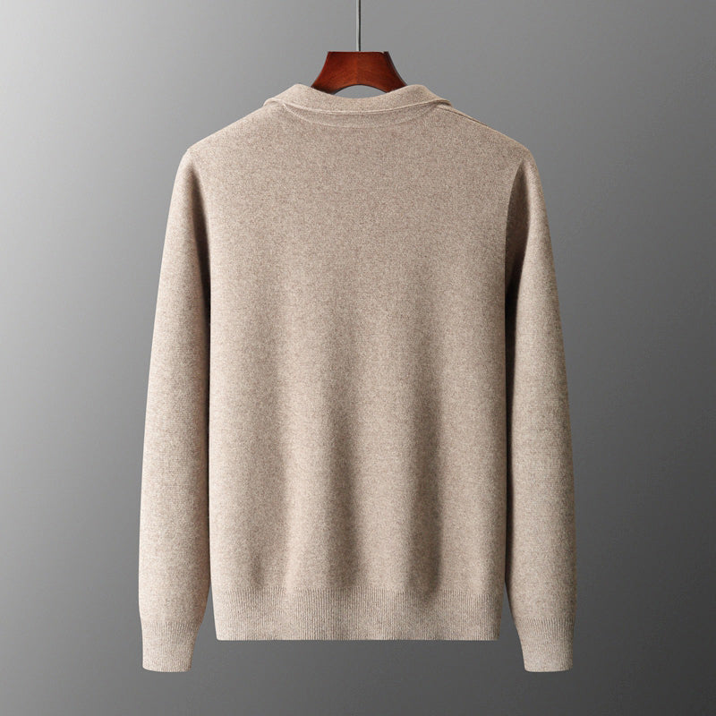Mateo - Men's Casual Zip-Front Knit Jacket