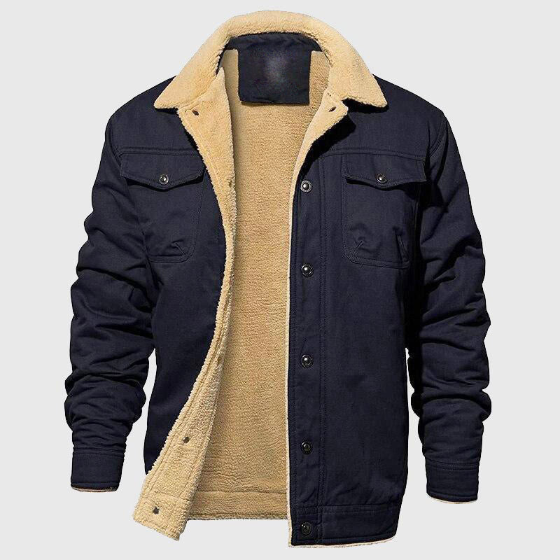 Matteo - Men's Casual Button-Front Pilot Jacket