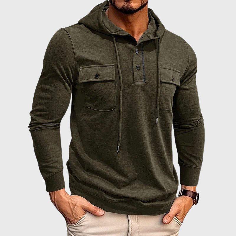 Maverick - Men's Urban Pulse Hooded Henley