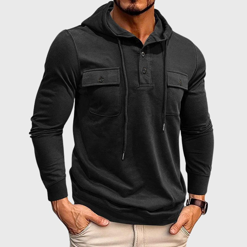 Maverick - Men's Urban Pulse Hooded Henley