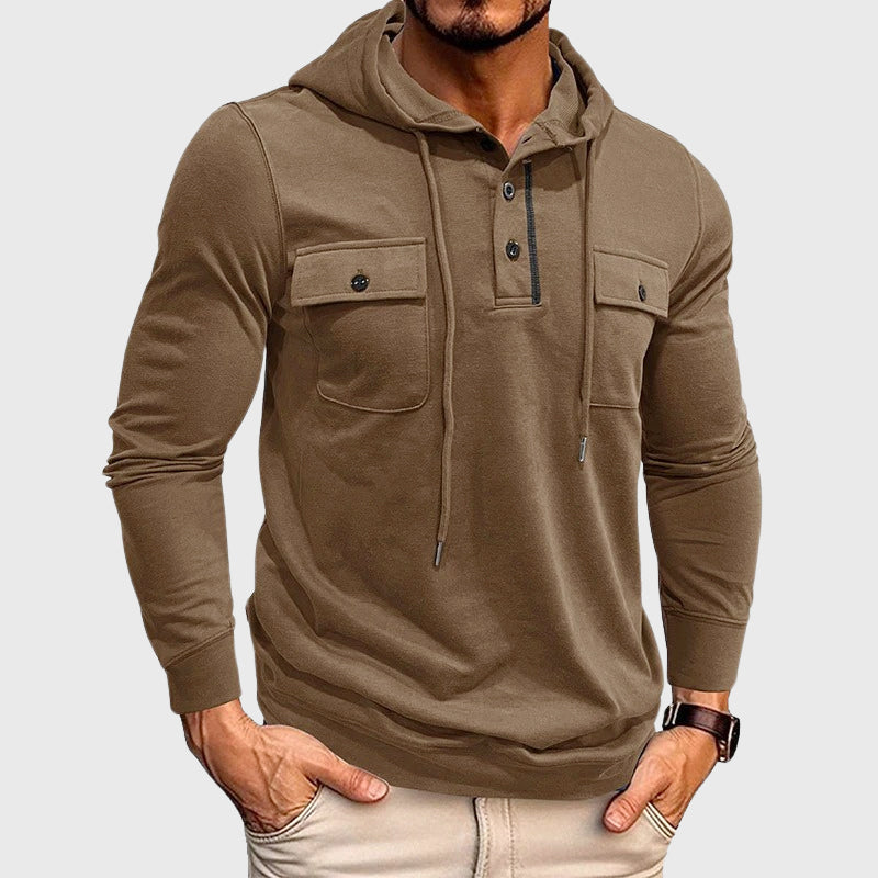 Maverick - Men's Urban Pulse Hooded Henley