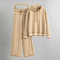Melanie - Women's Hooded Sweater & Knit Pants Set