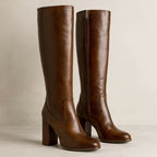Melany - Women's Classic Knee-High Zip-Up Boots
