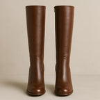 Melany - Women's Classic Knee-High Zip-Up Boots