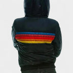 Piper - Women's Retro Colorblock Hooded Puffer Jacket
