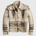 Rafael - Men's Western Motif Knit Cardigan