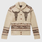Rafael - Men's Western Motif Knit Cardigan