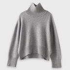 Reese - Women's Knit Cashmere Turtleneck Sweater