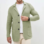Rodrigo - Men's Cozy Button-Front Knitted Cardigan