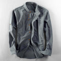 Roman - Men's Casual Linen Henley Shirt