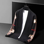 Rowan - Men's Plaid Stripe Sleeve Cardigan