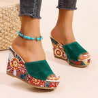 Ryleigh - Women's Bohemian Platform Wedge Sandals