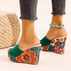 Ryleigh - Women's Bohemian Platform Wedge Sandals