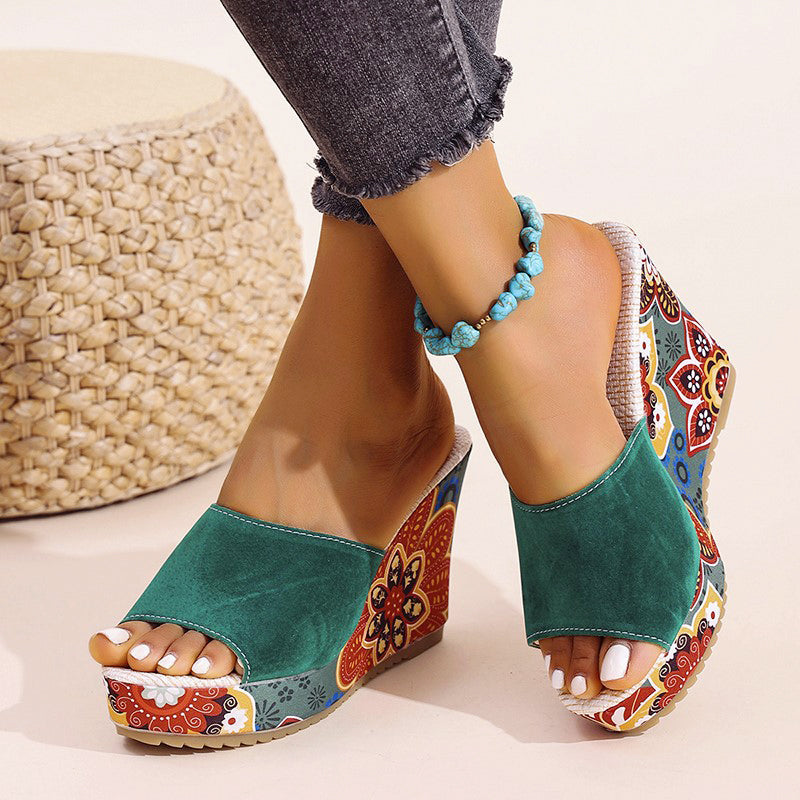 Ryleigh - Women's Bohemian Platform Wedge Sandals