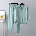 Samantha - Women's Casual Knit Two-Piece Set
