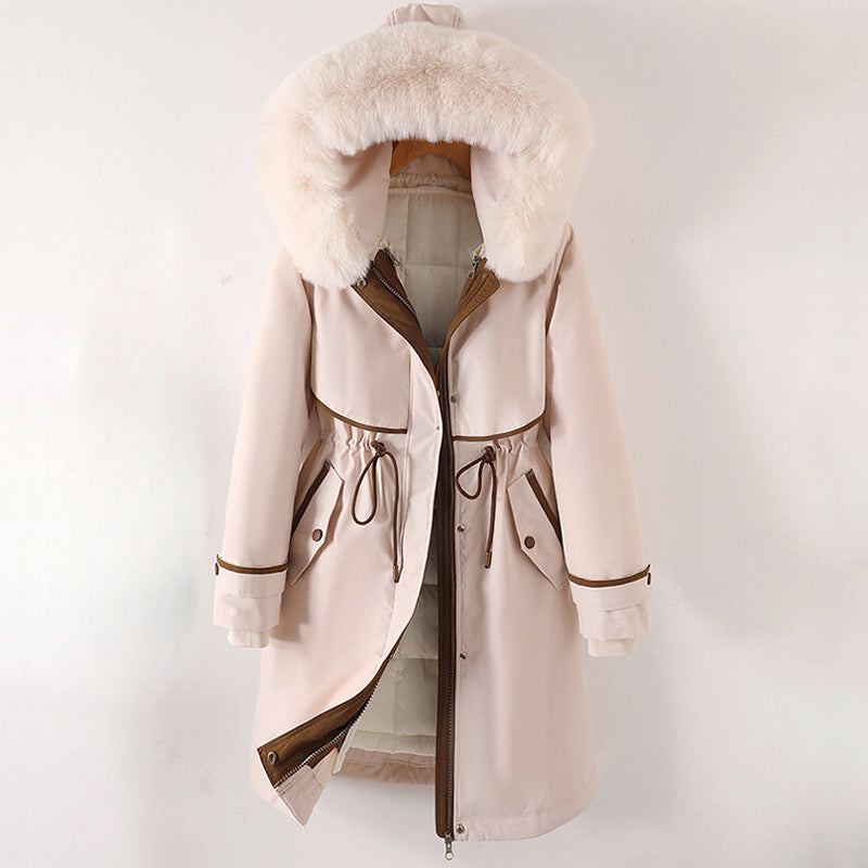 Sarah - Women's Faux Fur Hooded Winter Parka