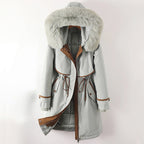 Sarah - Women's Faux Fur Hooded Winter Parka