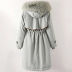 Sarah - Women's Faux Fur Hooded Winter Parka