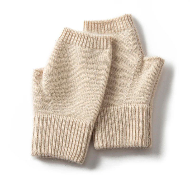 Tavian - Cashmere Fingerless Mittens