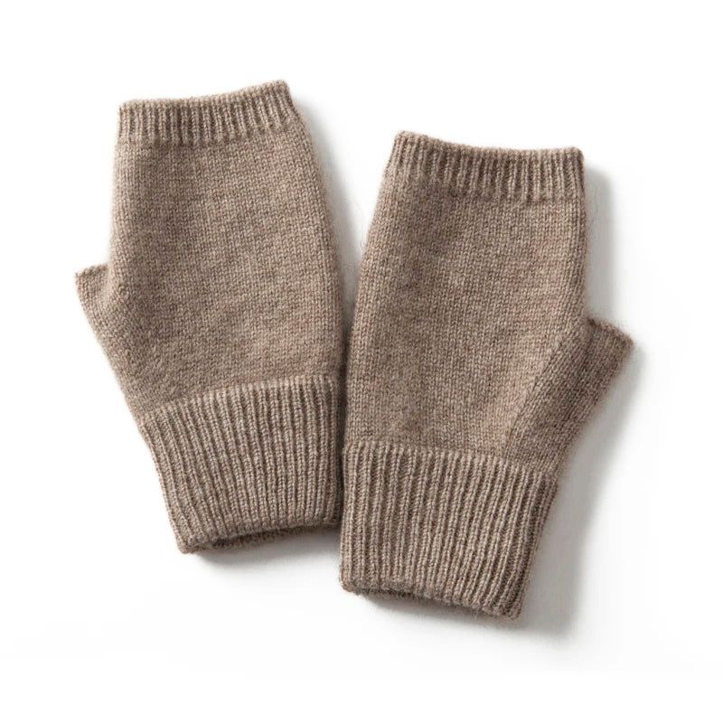 Tavian - Cashmere Fingerless Mittens