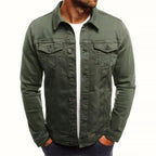 Daniel - Men's Classic Button-Front Denim Jacket
