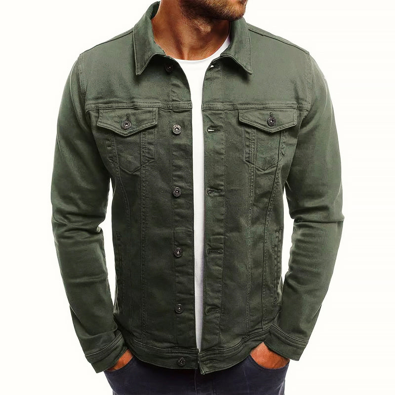 Daniel - Men's Classic Button-Front Denim Jacket