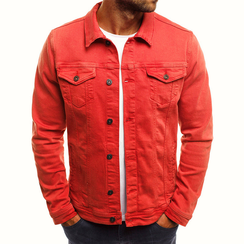 Daniel - Men's Classic Button-Front Denim Jacket