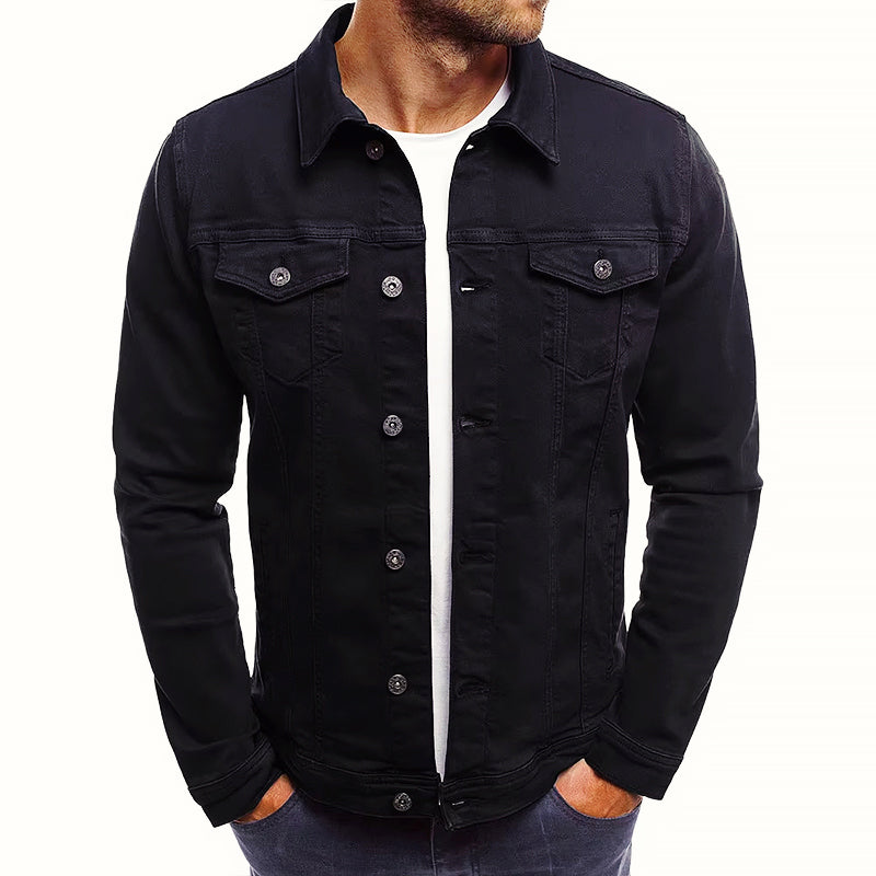 Daniel - Men's Classic Button-Front Denim Jacket