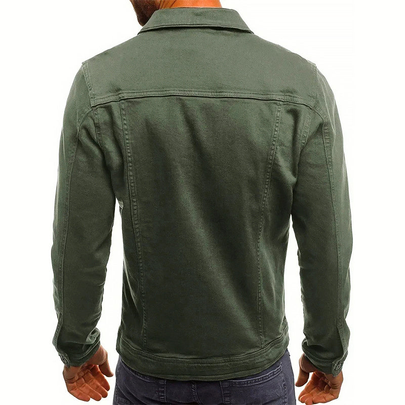 Daniel - Men's Classic Button-Front Denim Jacket