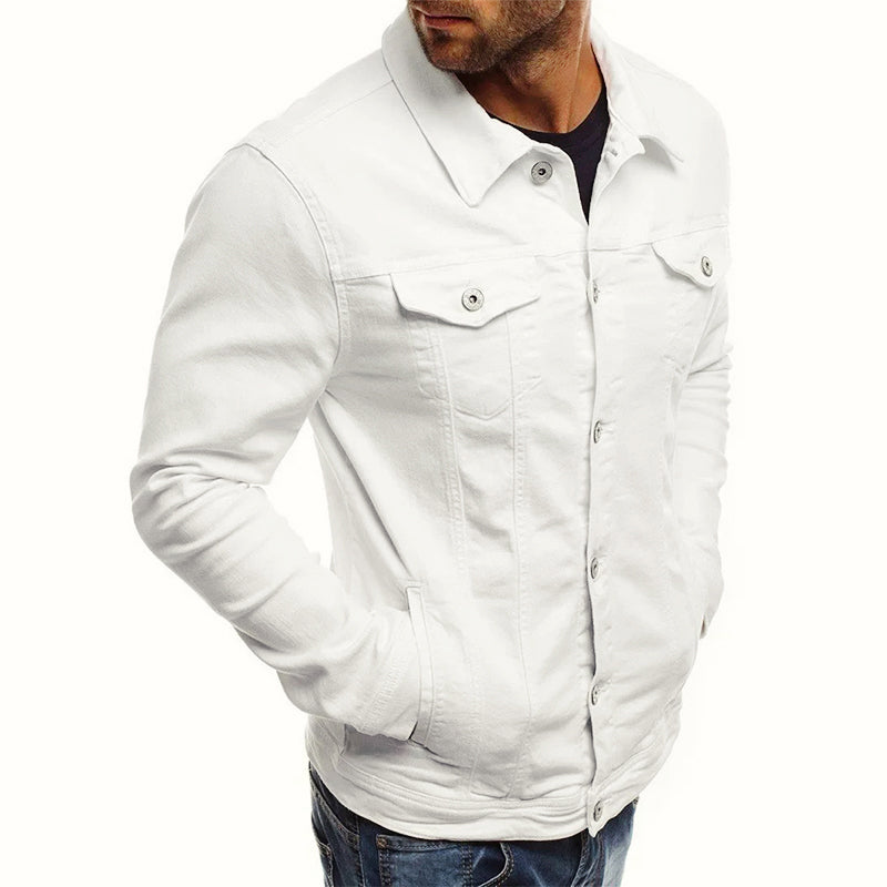 Daniel - Men's Classic Button-Front Denim Jacket