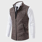 Timothy - Men's Zip-Up Sweater Vest
