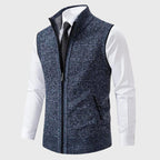 Timothy - Men's Zip-Up Sweater Vest