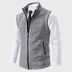Timothy - Men's Zip-Up Sweater Vest