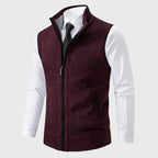 Timothy - Men's Zip-Up Sweater Vest