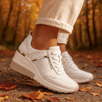 Trinity - Women's Lace-Up Platform Casual Sneakers