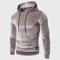 Tyler - Men's Hooded Velour Pullover