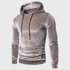 Tyler - Men's Hooded Velour Pullover